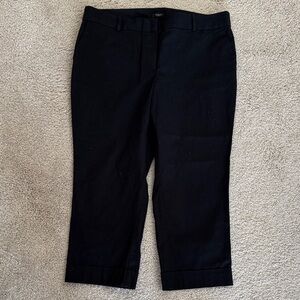 Ann Taylor Factory Black Cropped Pants